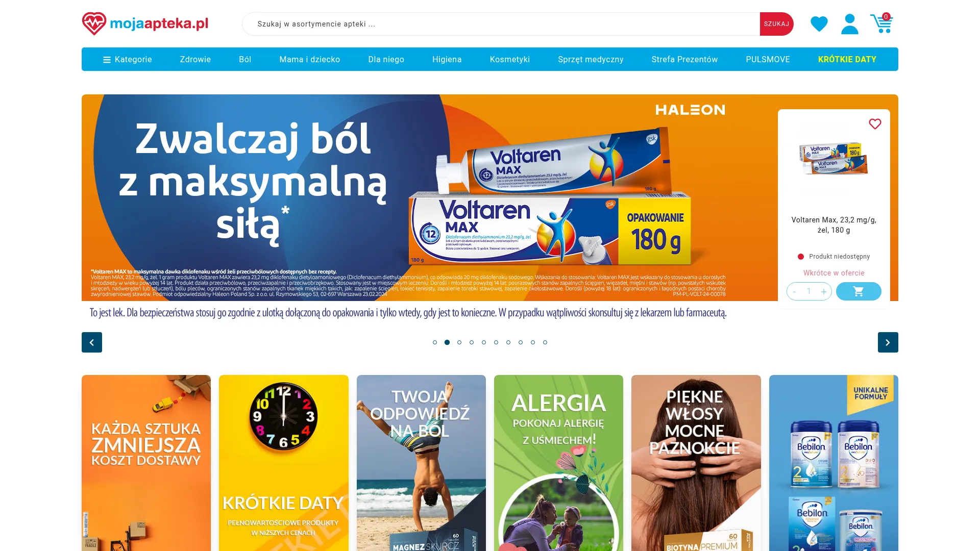 Business website screenshot