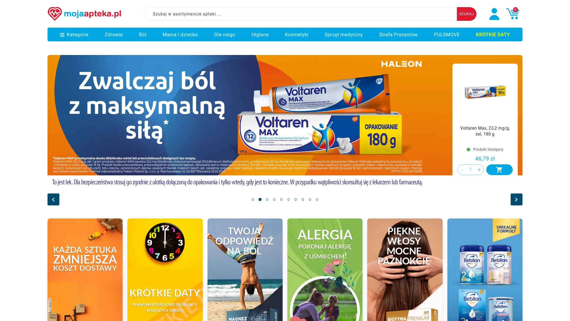 Business website screenshot