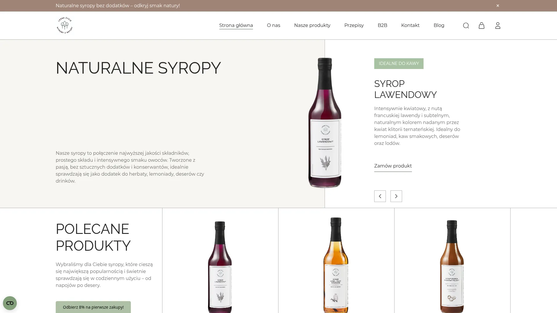 Business website screenshot