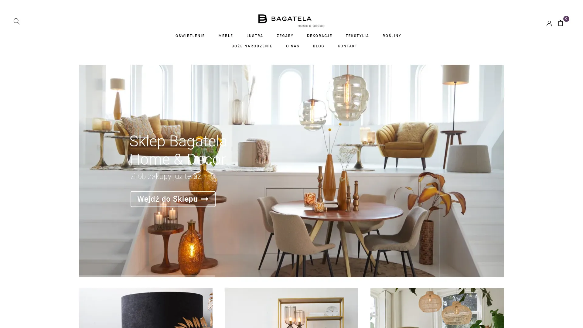 Business website screenshot